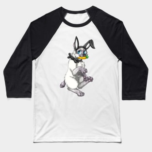 Bobtail BunnyCat: Lilac Lynx Point (Black) Baseball T-Shirt